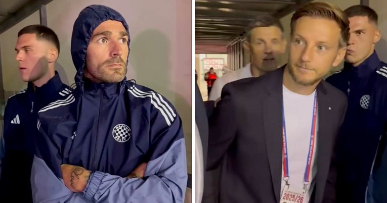 Pogledajte kako su Livaja i Rakitić pratili olujno nevrijeme na Poljudu