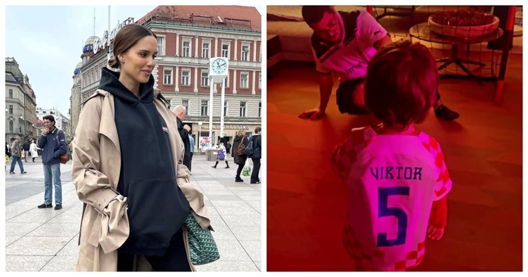 "Nogometno ludilo": Franka Batelić podijelila fotku slavljeničkog gola sina Viktora
