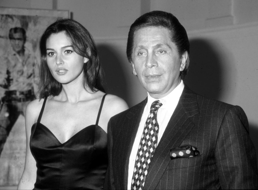 Monica Bellucci i Valentino 1990.