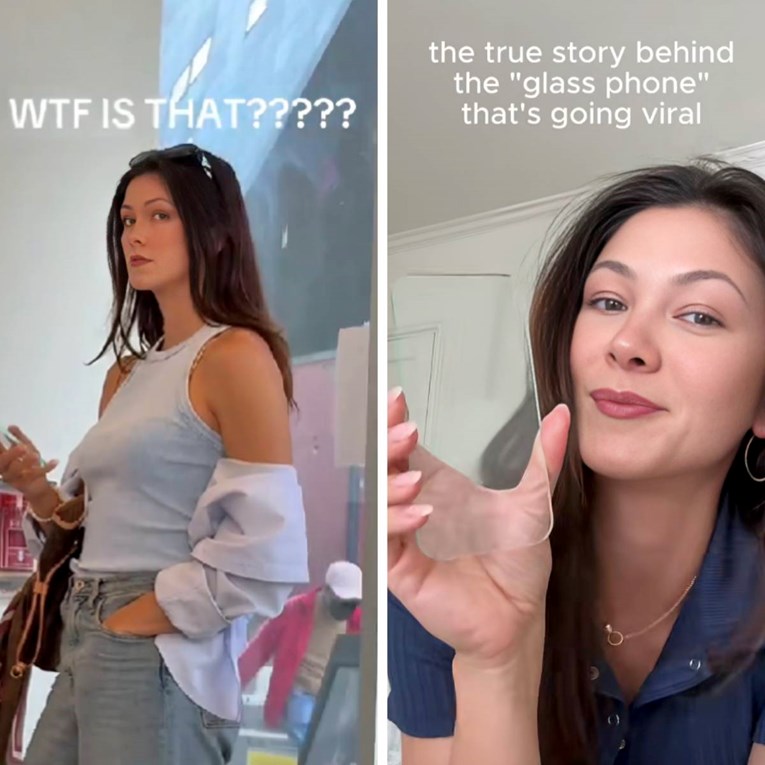 Hit na TikToku: Ljudi misle da žena drži prozirni mobitel u ruci, ona otkrila istinu