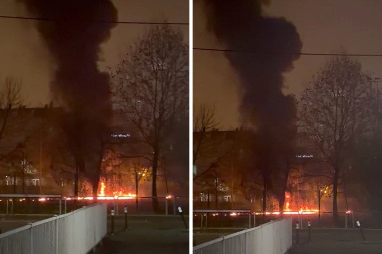 VIDEO Eksplozija na igralištu u Zagrebu. Pirotehnikom zapalili kanistar s benzinom?