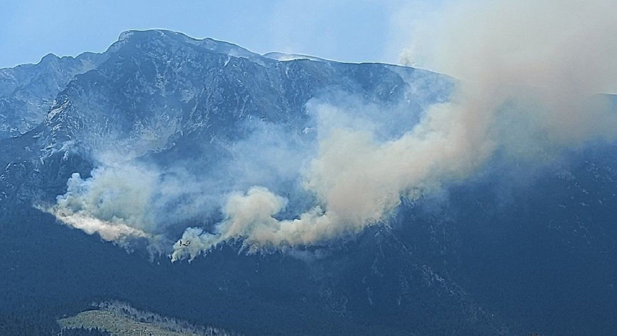 Kiša pomogla vatrogascima na požarištu na Čvrsnici u BiH, požar još nije ugašen