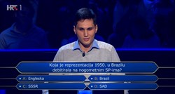 Božidar iz Zagreba pao na nogometnom pitanju u Milijunašu. Znate li vi odgovor?