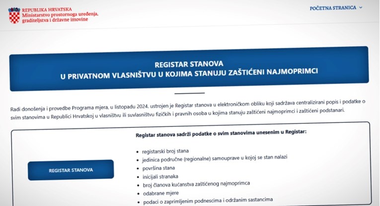 Ministarstvo: Imamo aplikaciju za informativni izračun prava zaštićenih najmoprimaca