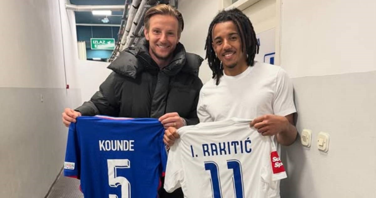 Rakitić je Hajdukov dres poklonio francuskom reprezentativcu