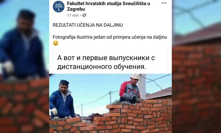 Zagrebački faks objavio šalu koja se ruga online nastavi i razbjesnio studente