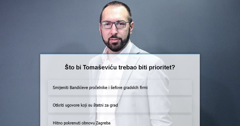 ANKETA Što bi Tomašević prvo trebao napraviti?