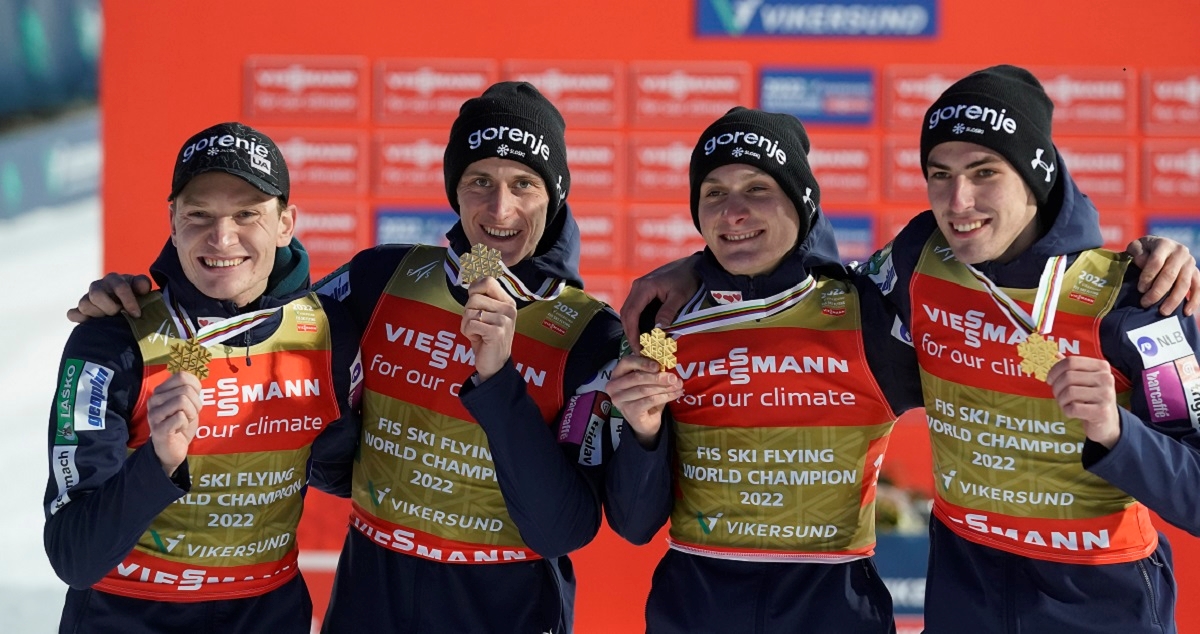 Slovenci pomeli konkurenciju i uvjerljivo uzeli svjetsko zlato u skijaškim letovima