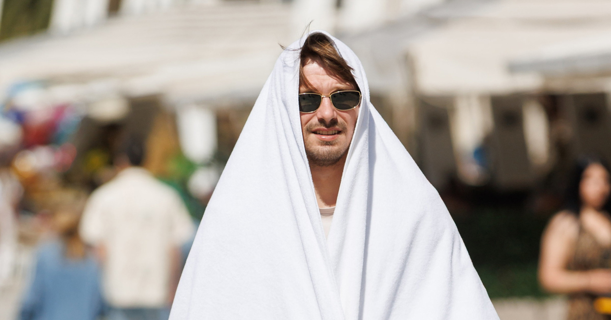 FOTO Dečko s ručnikom na glavi privukao poglede u centru Splita