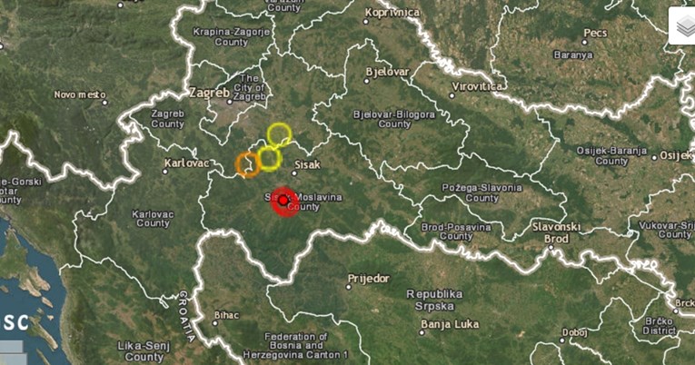 Slabi potresi zatresli Hrvatsku i Srbiju rano jutros