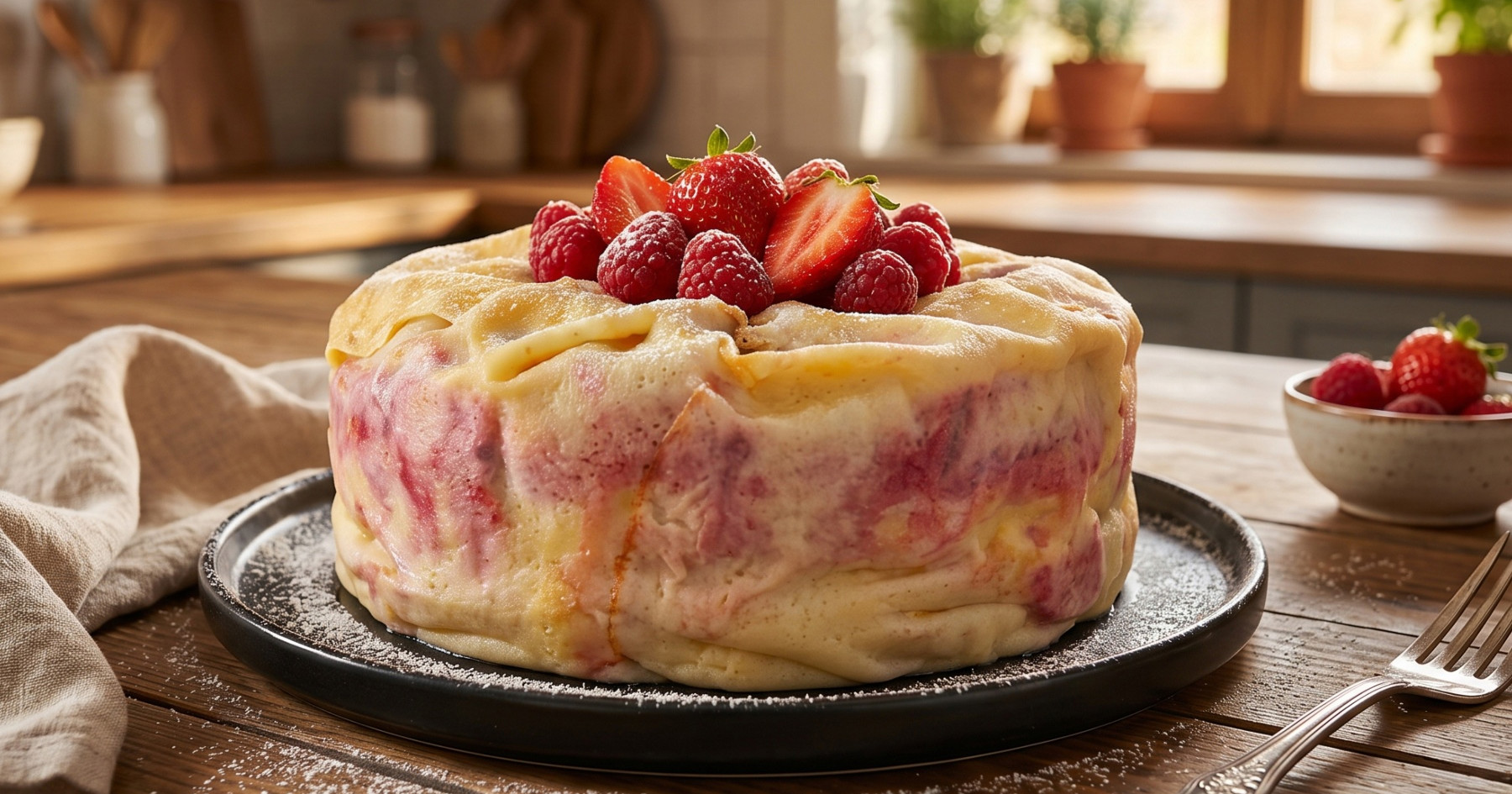 Courchevel torta: Elegantan desert s voćem u koji umjesto biskvita idu - palačinke