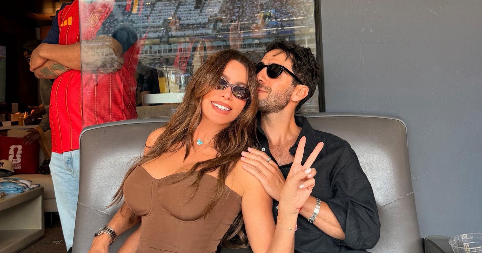 Sofia Vergara s obitelji i novim dečkom pratila finale SP-a na stadionu