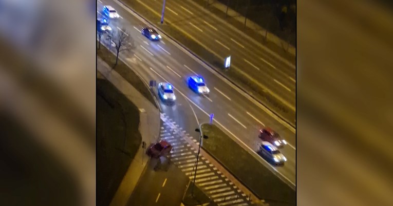 VIDEO Velika potjera u Zagrebu. Hrpa policije hvatala auto, slupao se