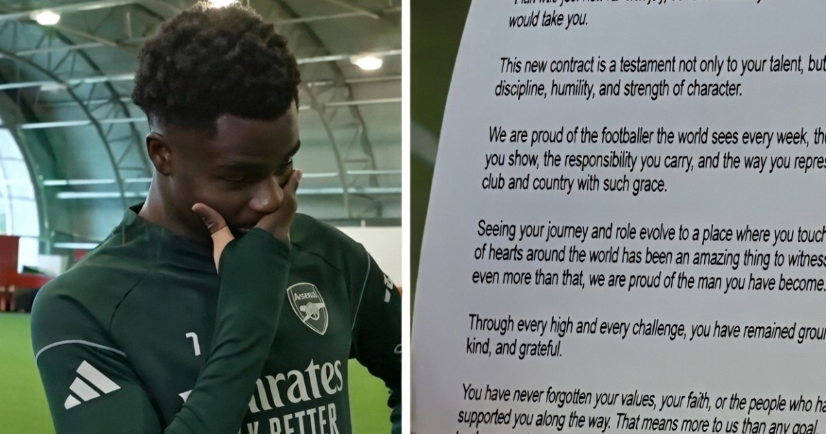 VIDEO Saka se rasplakao dok je čitao pismo roditelja. "Bog je jedino objašnjenje"