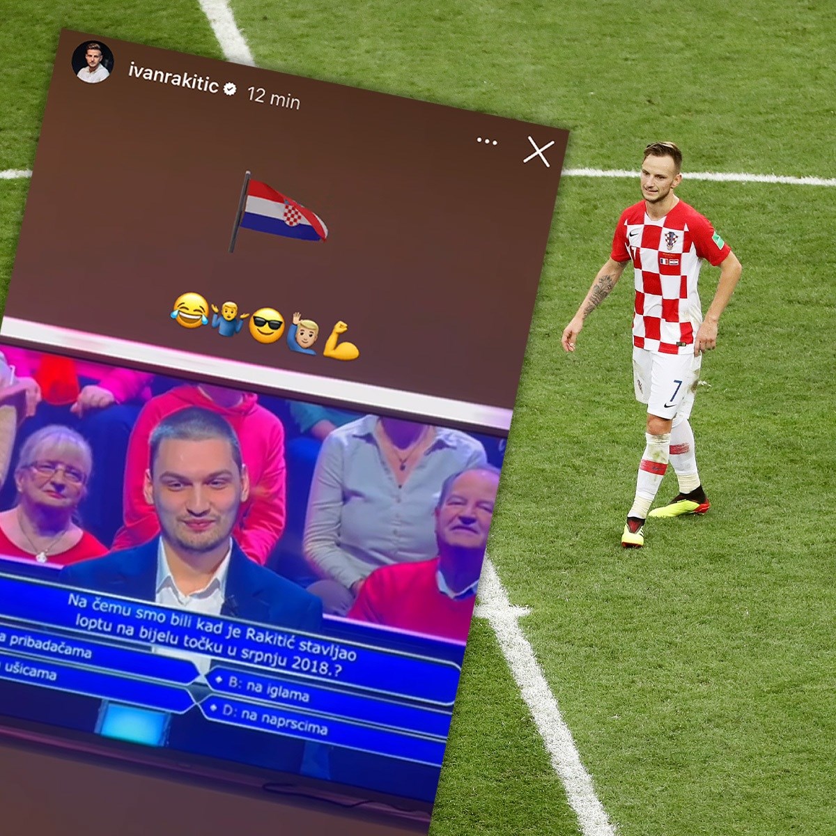 Rakitić podijelio pitanje o sebi s Milijunaša