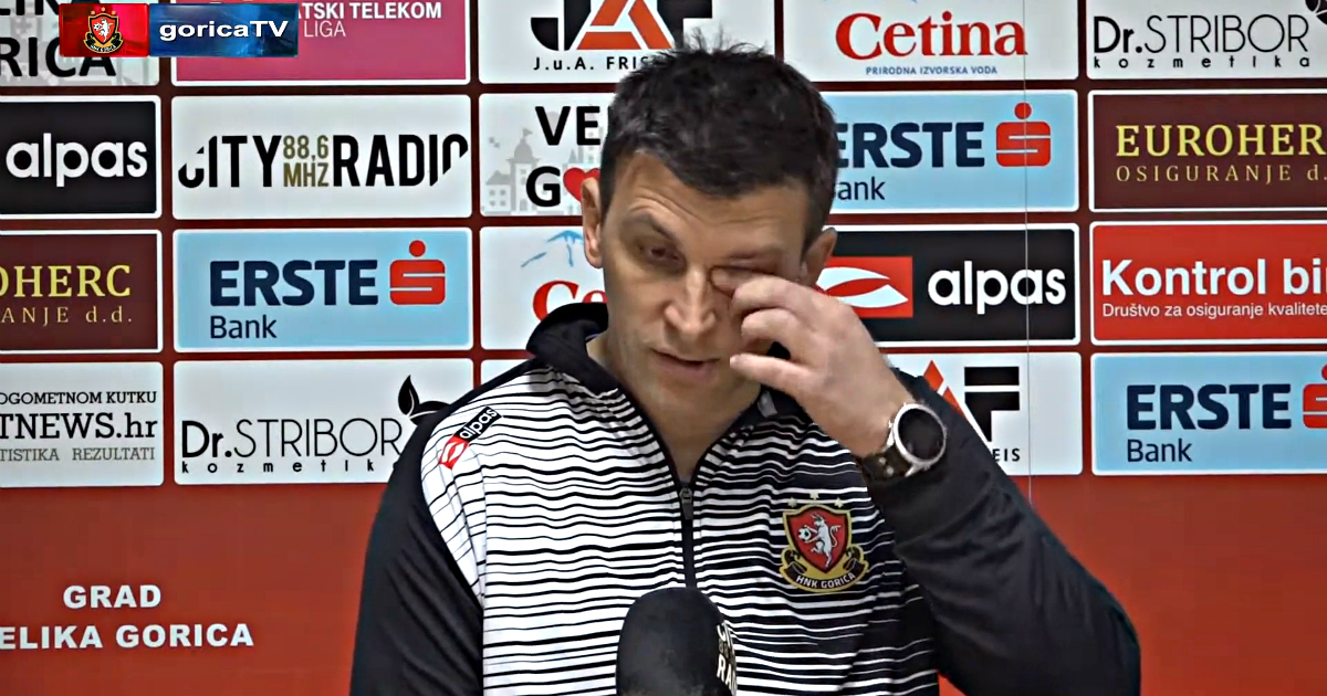 Trener Gorice o sucima. Primijetio sam da imaju nešto protiv nas
