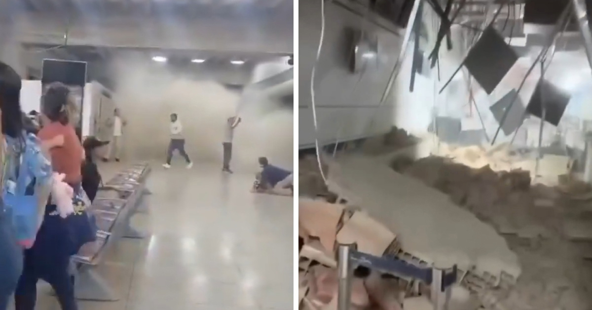 VIDEO Snimljen potres na glavnom aerodromu u Venezueli, padali veliki komadi betona