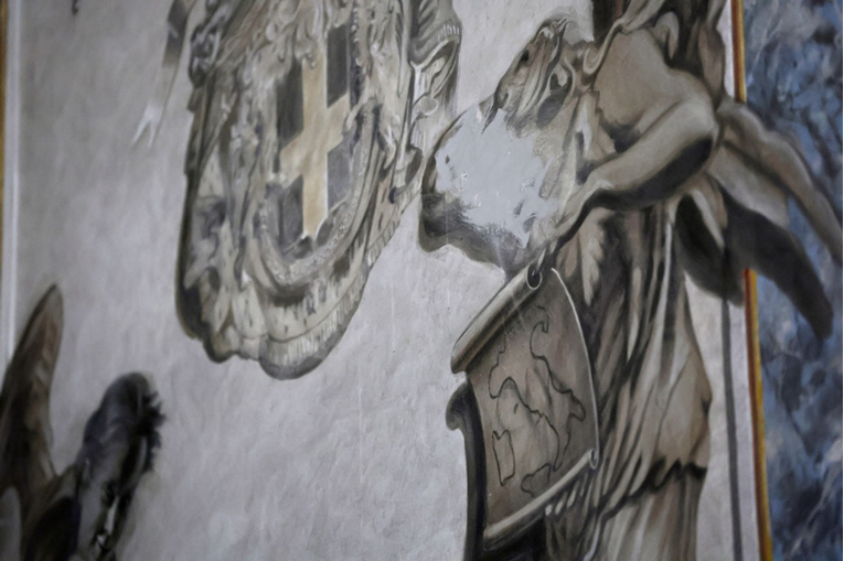 U rimskoj crkvi obrisana glava anđela koji je sličio Giorgiji Meloni