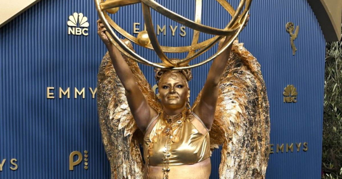 Američka glumica na Emmyje stigla odjevena kao kipić, ljudi pišu: "Užas"