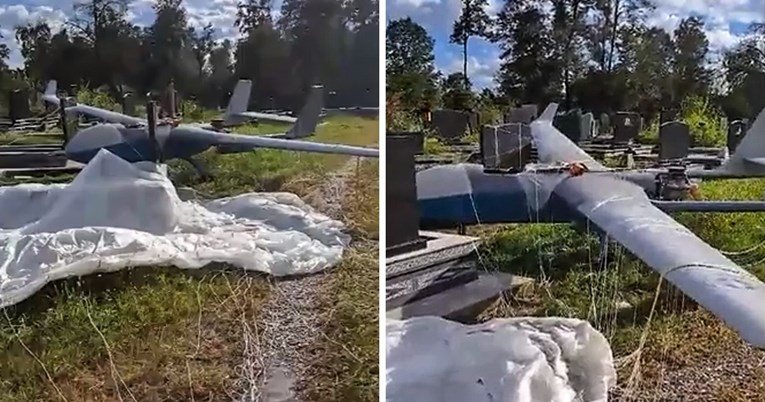 Na groblje u Srbiji pao vojni dron, drugi se srušio u dvorište obiteljske kuće