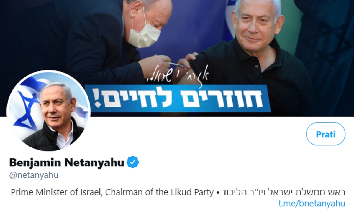 Netanyahu je dugo na Twitteru imao fotografiju s Trumpom. Sad ju je maknuo