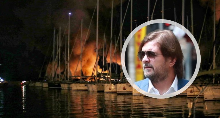 U marini u Kaštelima izgorjela i jahta Milana Popovića