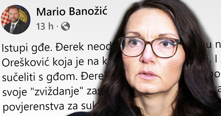 Zviždačica Banožiću: Odlučite se tko stoji iza mene.  Dalija, Zoran ili Papa Štrumpf?