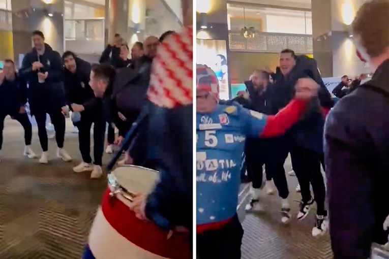 Hrvatski rukometaši došli su pred hotel. Pogledajte što ih je dočekalo