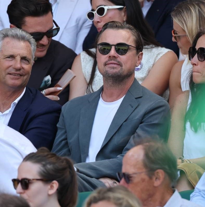 Leonardo DiCaprio snimljen na polufinalu Wimbledona - i to bez šilterice