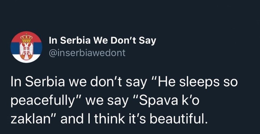 Netko se šali sa stvarima koje govore Srbi, u tome će se prepoznati i Hrvati