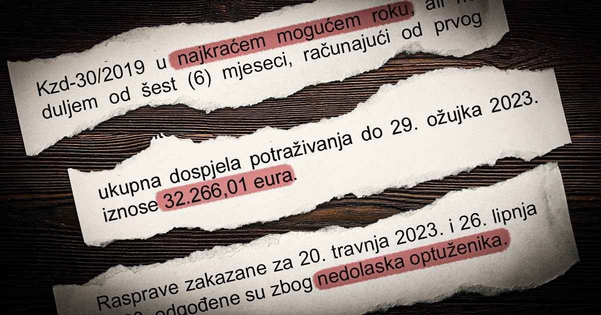 Kćeri dužan preko 30 tisuća eura alimentacije. Sud ga već 6 godina ne može kazniti