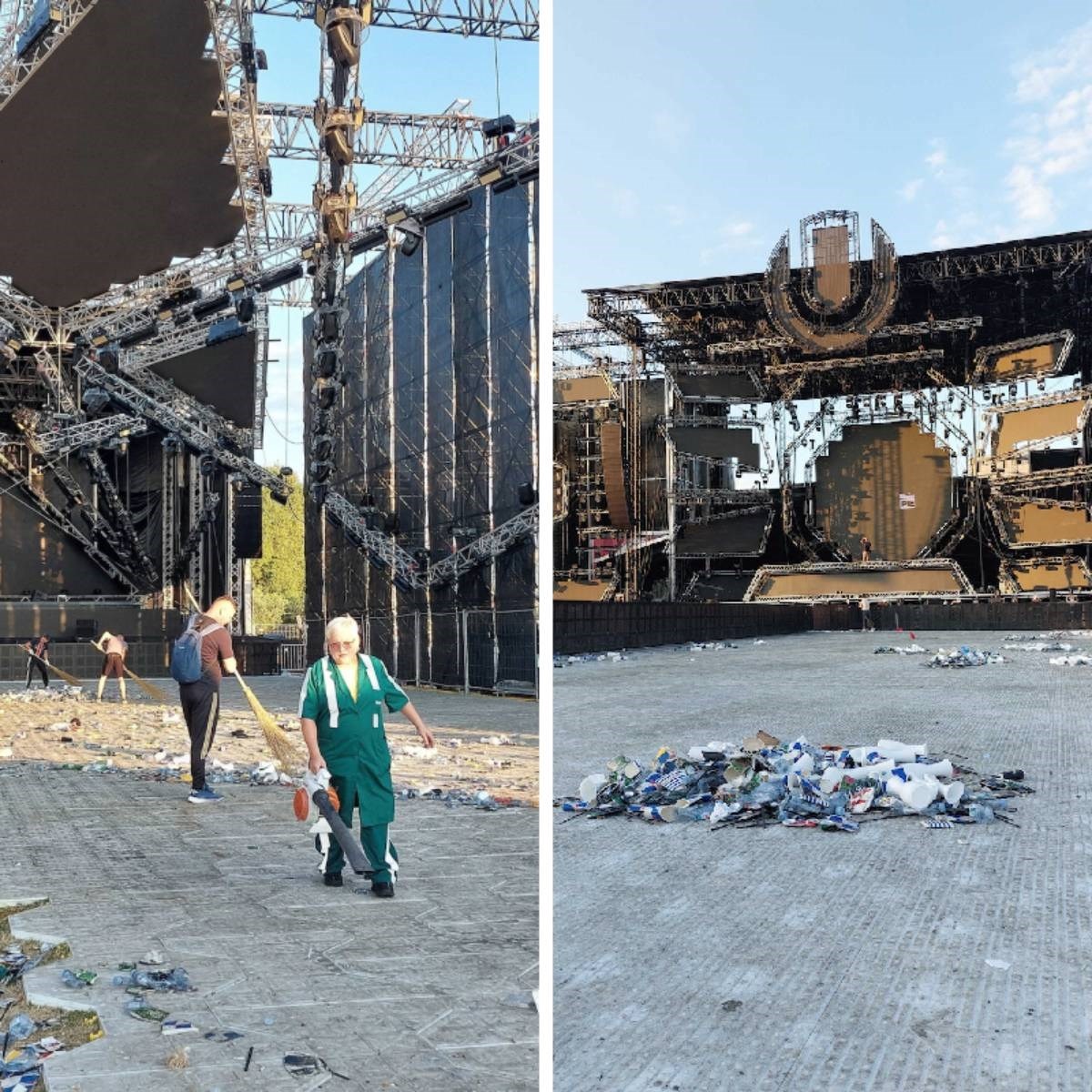 FOTO Radnici Čistoće od ranog jutra čiste nakon Ultre, pogledajte fotke