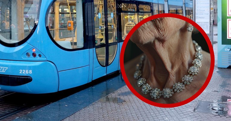 U Zagrebu ženi u tramvaju s vrata strgnuli ogrlicu vrijednu par tisuća eura