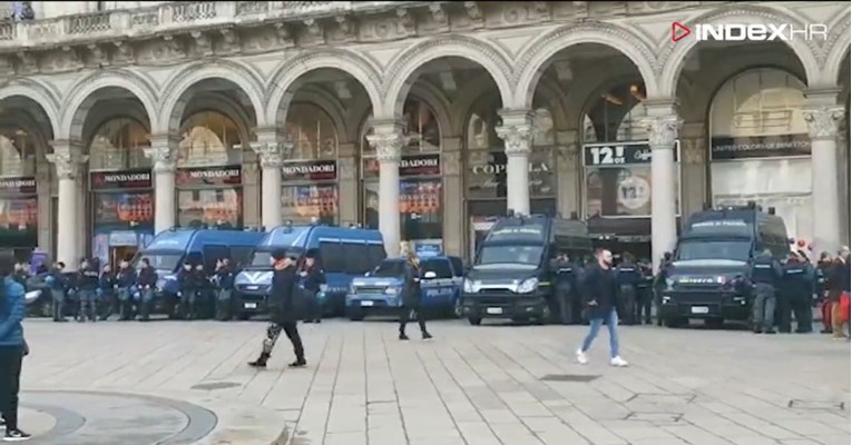 Pogledajte koliko je policije i vojske trenutno u centru Milana