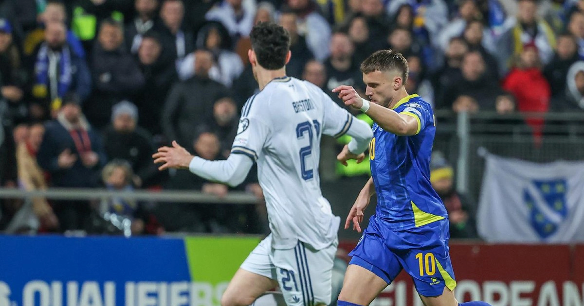 UŽIVO Italija povela nakon velike greške golmana BiH. Pogledajte gol