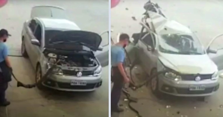 VIDEO Ovako izgleda eksplozija plina u automobilu