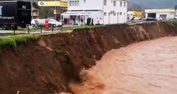 VIDEO Apokaliptične scene iz Sarajeva, prijeti urušavanje benzinske i motela