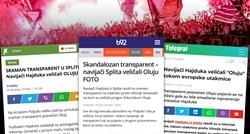 Srpski mediji: Sramotan transparent u Splitu. Hrvati moraju biti žestoko kažnjeni