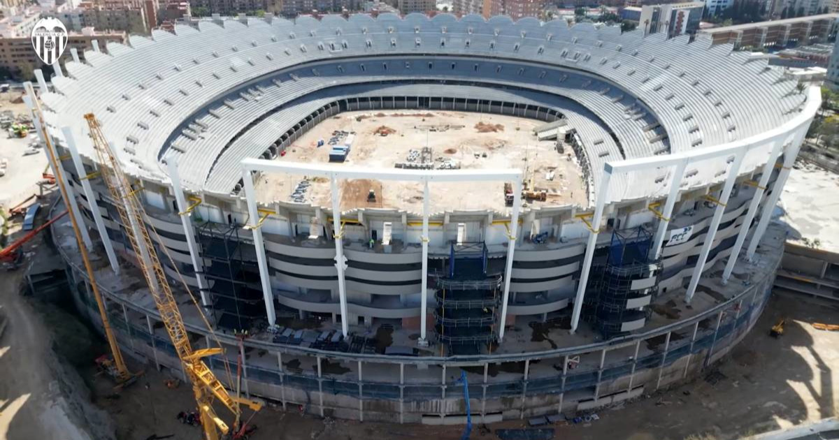 Valencia gradi stadion od 70.044 mjesta za 350 milijuna eura. Ovako trenutno izgleda