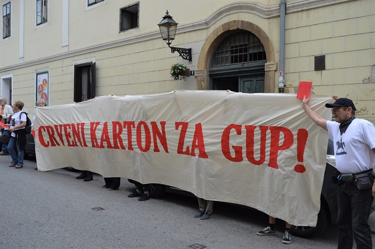 Održan prosvjed protiv Bandićevih izmjena GUP-a