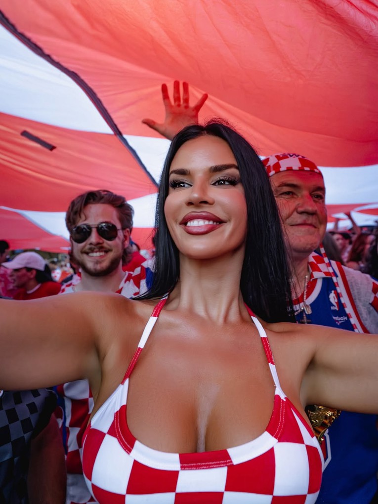 Ivana Knoll objavila snimke iz Dallasa prije početka utakmice: "Idemo, Hrvatska"