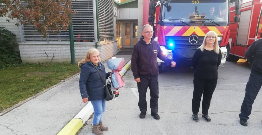 Zagrebački vatrogasci u mirovinu ispratili svoju tetu Ljilju: "Hvala na svemu..."