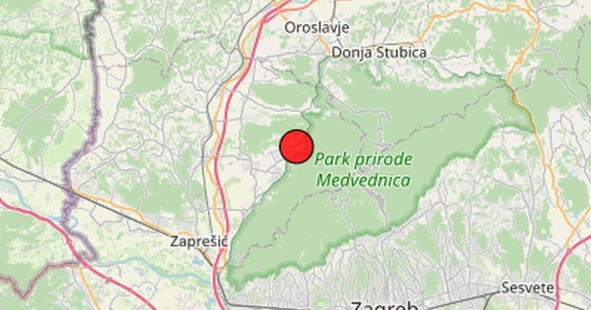 Vrlo slab potres jutros kod Zagreba