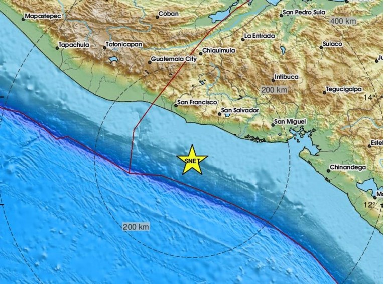 Potres jačine 6,1 pogodio El Salvador