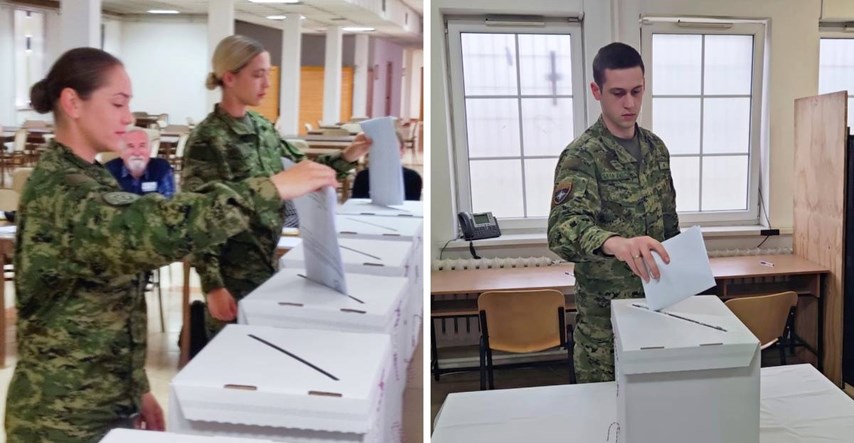 FOTO Ovako su glasali hrvatski vojnici u svijetu