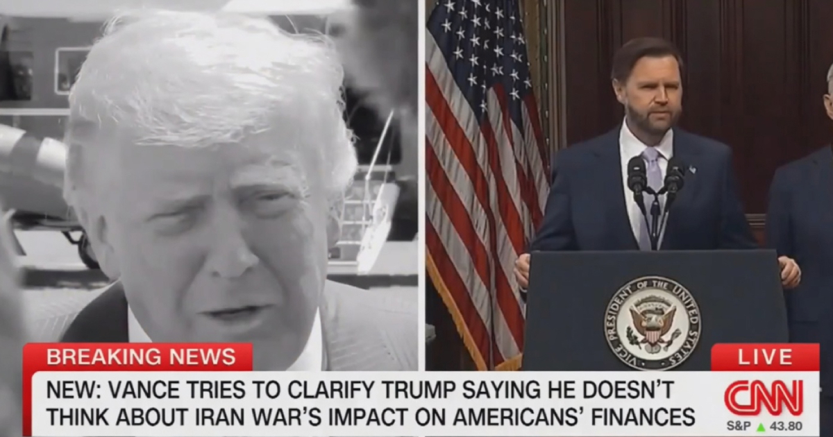 Trump: Ne razmišljam o financijskoj situaciji Amerikanaca. JD Vance: Nije to rekao