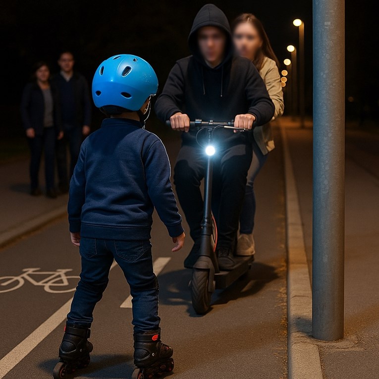 Maloljetnik na električnom romobilu se zabio u dijete u Zagrebu, teško je ozlijeđeno