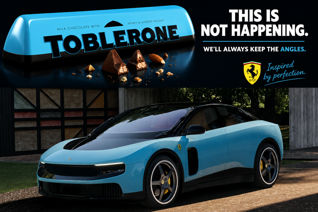 Toblerone brutalno ismijao novi Ferrari: Internet ne prestaje dijeliti fotku