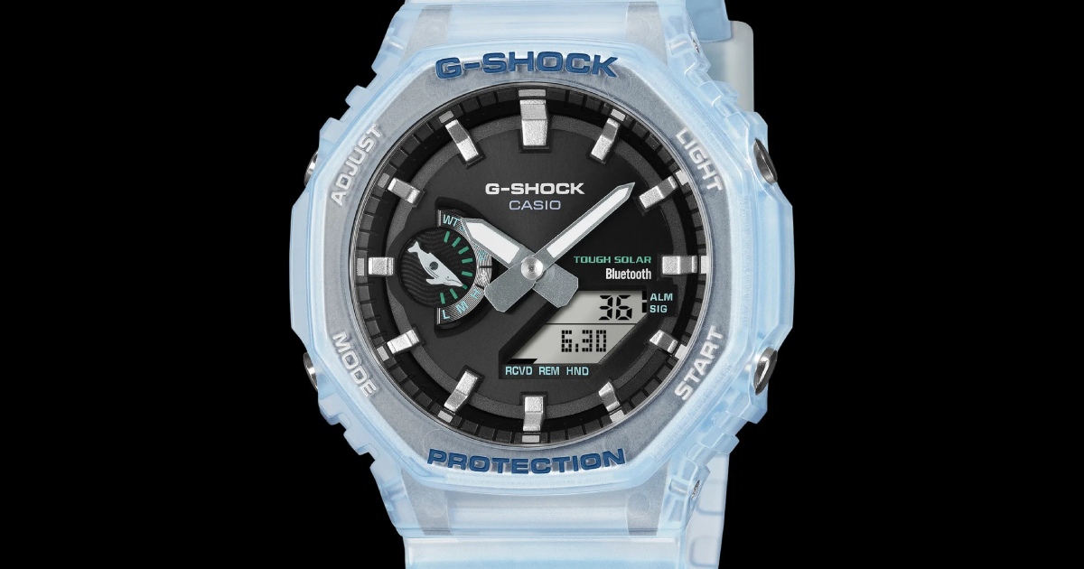 Novi G-Shock izgleda kao more, a krije detalj u obliku kita