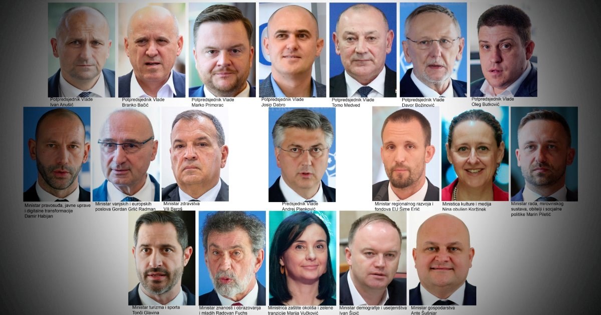 Ovo su svi ministri u novoj vladi
